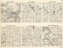 Dane County - Madison, Medina, Verona, Pleasant Springs, Rutland, Blooming Grove, Wisconsin State Atlas 1930c